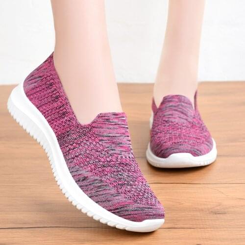 Women Shoes 2021 Comfort Breathable Mesh Casual Shoes Women Vulcanized Shoes Fashion Sneakers Women Flats Loafers