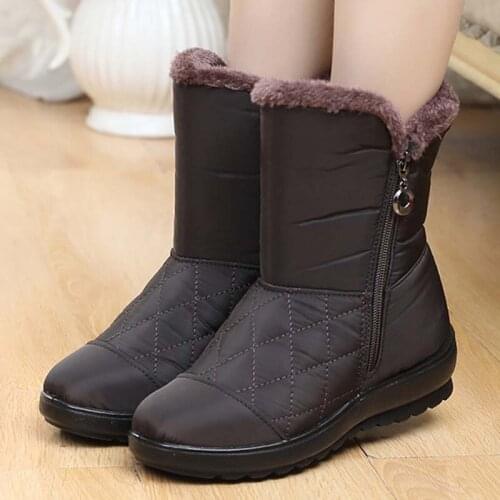 Winter womens shoes waterproof ankle boots ladies warm boots fashion ladies boots