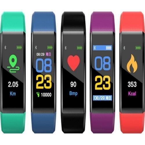 115plus 2020 smart watch cheap waterproof smartwatch sports bracelets smart fitness watch