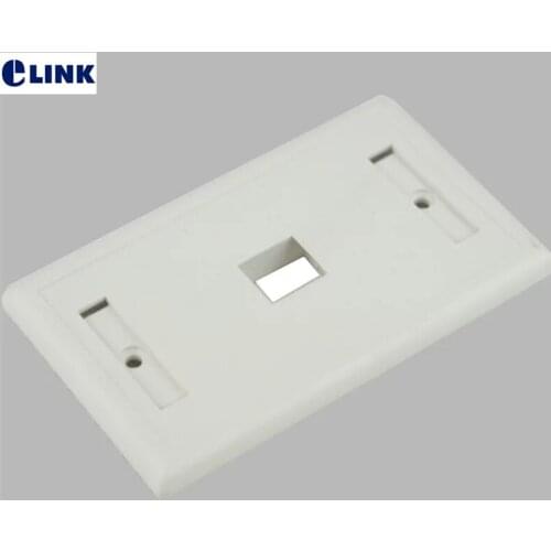 30 pcs face plate 120 type single/dual port ABS white color American panel factory ELINK front panel good quality wholesales