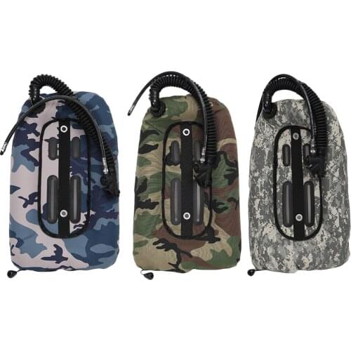 BCD Diving Donut Wing with Single Tank 18lbs Scuba Dive Freediving Professional Equipment Camo Style & 3 Colors for choose