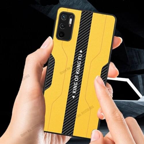 Carbon Fiber PU Leather Splicing Phone Case For Xiaomi Redmi Note 10 Pro Max TPU Shockproof Back Cover For Redmi Note 9 Pro 5G