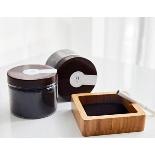 Japan style Wood Ashtray Smoking Tray Ash Tray Ash Bin Cigarettes Tobacco Cigarette Home Desktop Accessories Smoking Tools