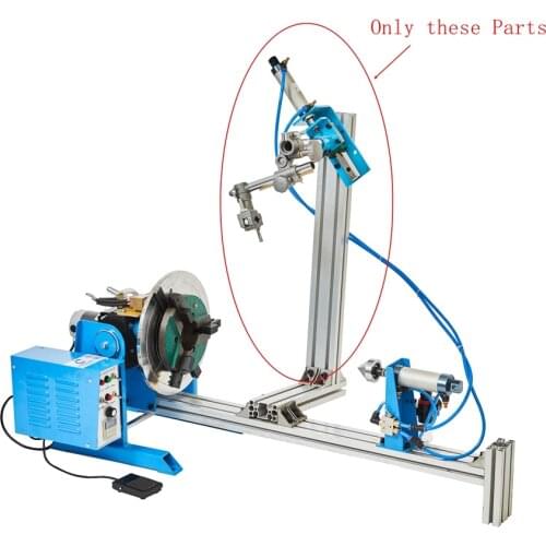 Pneumatic Cylinder Stroke Torch Holder Welding Turntable Accessories Clamp Holder Adjustable Welding Torch With Slide Rail