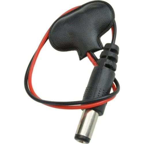 Hot 5PCS T type 9V DC Battery Power Cable Barrel Jack Connector for Arduino New