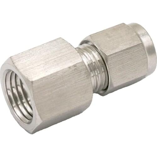 1/2" BSP Female x Fit 12mm OD Tube Compression Fitting Union 304 Stainless Steel Water Gas Oil