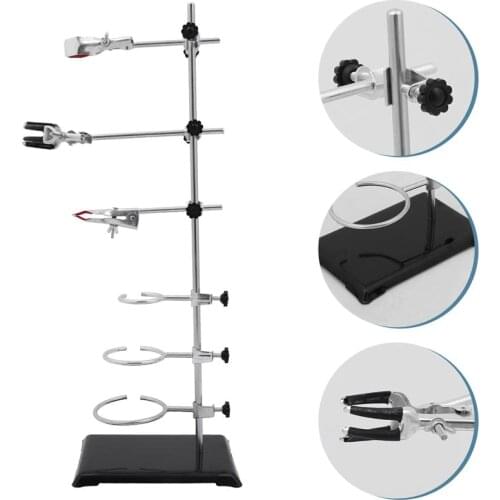 Chemical Laboratory Retort Stand Mini Metal Rack Laboratory Grade Metalware 60cm Chemical Laboratory Instrument Bracket