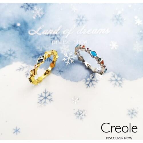 Ring 925 Sterling Silver Paradisiacal Colourful Stones Gold 2021 Brand New Fine Jewerly For Women Bohemia Style Trendy Gift