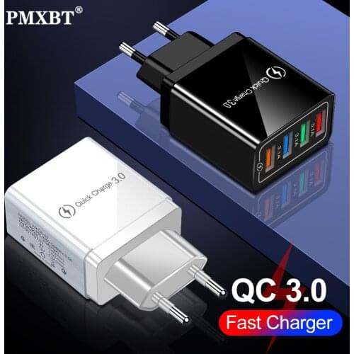 48W USB Charger Quick Charge QC3.0 4.0 Wall Charger Fast Charging For iPhone 11 Samsung Huawei Xiaomi Tablet Phone Power Adapter