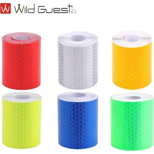 5*100cm Safety Reflective Strip Sticker Car-Styling Self Adhesive Warning Tape Automobile Motorcycle Film Baby Car Decal