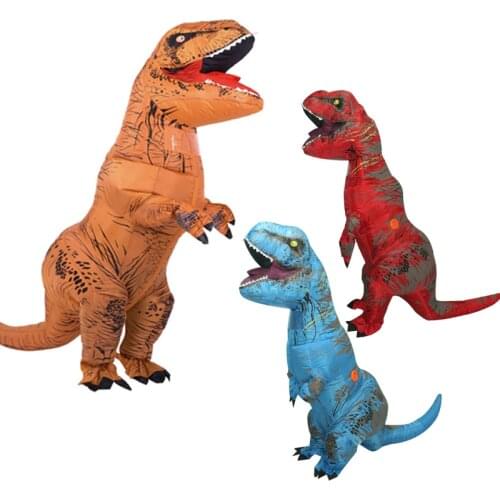 T-REX Mascot Inflatable Costume For Child Adult Anime Cosplay Dinosaur Animal Jumpsuit Birthday Gift For Paty Cosplay Disfraz