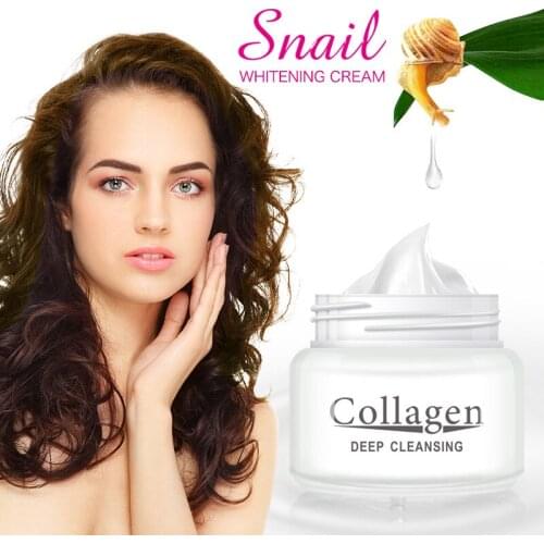 Snail Nourishing Cream Acne Treatment Facial Cream Moisturizing Anti Wrinkle Aging Cream Skin Whitening Face Skin Care 80ml