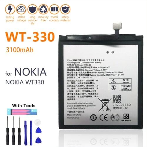 100% Real 3100mAh WT330 Battery For Nokia 4.2 42 WT 330 Nokia4.2 Phone High quality Battery With Tools+Tracking number
