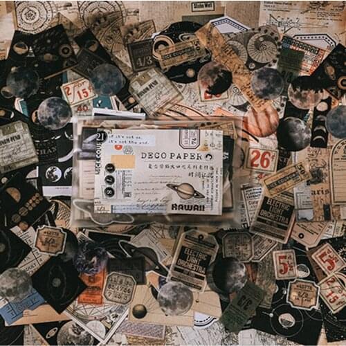 200Pcs Plant Letter Mix Material Paper Junk Journal Planner Craft Paper Scrapbooking Vintage Decorative DIY Craft Photo Albums