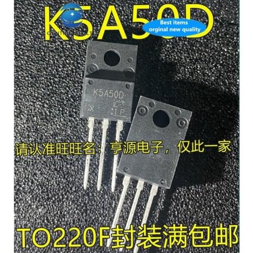 30 PCS 100% new and orginal real stock TK5A50D K5A50D the TO - 220 - f MOS field effect tube LCD power chips