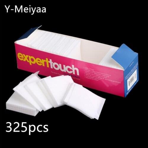 325pcs/box Cotton Pad Nail Polish Remover Lint-Free Wipes Napkins For Manicure Nail Art Gel Polish Remover Nail Wipe 20