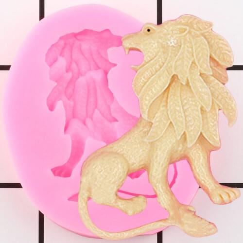 3D Lion Silicone Molds Animals Cake Decorating Tools DIY Cupcake Baking Fondant Mold Polymer Clay Candy Chocolate Gumpaste Mould