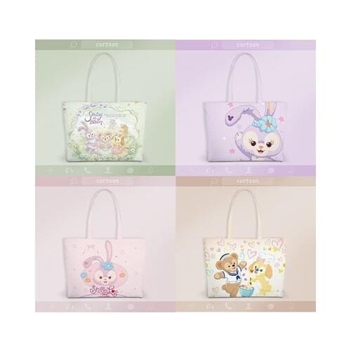 Disney StellaLou Duffy Anime Figures Toy Cartoon Products Cosplay Accessories Customized Shoulder Bag Shopping Unisex