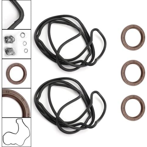 Artudatech 11213-46030 11214-46011 OEM Valve Cover Gaskets W/ Crank And Cam Seals Fits for Toyota Supra 90311-40020 90311-46001