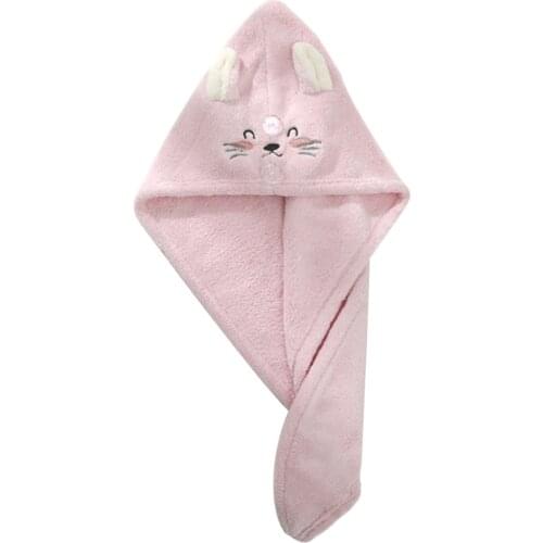 Bath Towel Hooded Cat Bath Towel For Newborn Kid Super Soft Dry Hair Cap For Boy Girl Absorbent Headscarf