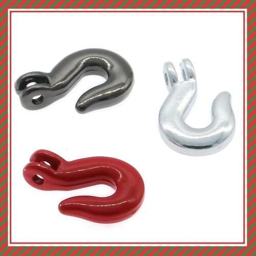 Freeshipping RCAWD 1PCS Big Size Metal G Shape Trailer Hook Winch Hook Rescue Buckle For RC Hobby Car Crawler Scale Parts FZ0011