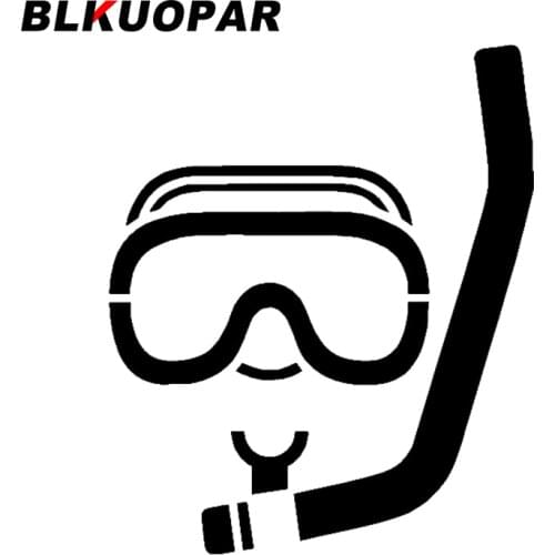 BLKUOPAR for Diving Mask Car Stickers Creative Decals JDM Accessories Trunk Skateboard Waterproof Air Conditioner DIY Goods