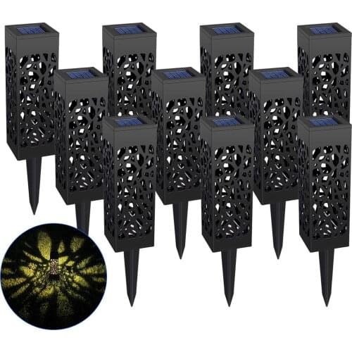 Solar Lawn Light Decoration Garden Hollow Lawn Lamp Outdoor Soalr Garden Lights Pathway Light Waterproof Garden Solar LED Light