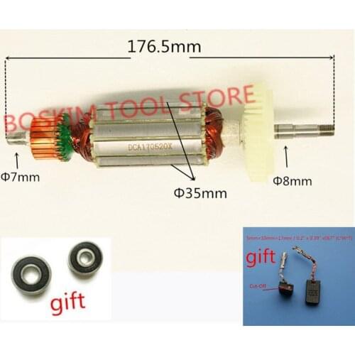 AC220-240V Armature Rotor Replacement for BOSCH GWS14-125CIT GWS14-125INOX GRB14-CE GWS14-CE GWS14-150CI GWS14-125CIT GWS14-150C