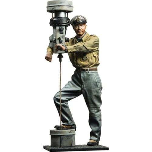 1/16 resin figure soldier model World War II U-Boot commander gk hand white mode military 227