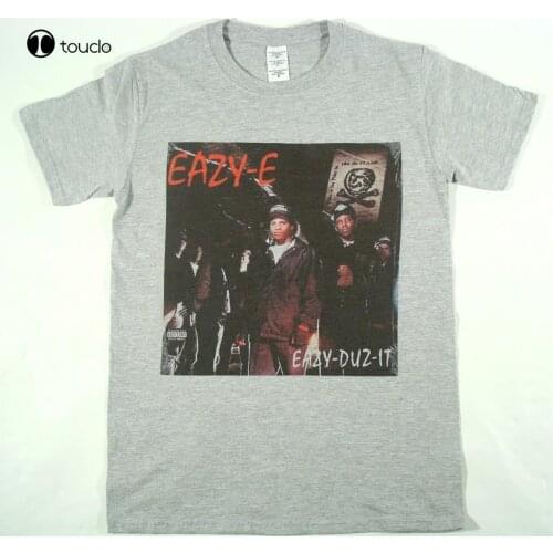 Eazy-E Eazy-Duz-It T-Shirt Grey Size S-Xxxl Death Row Hip Hop N.W.A Dre Cotton Tee Shirt