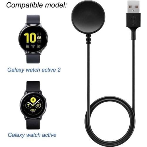 USB charging cable fast charging adapter for Samsung Galaxy Watch Active 2 40mm 44mm smart watch accessory for Watch 3