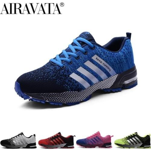 Newbeads Running Sneakers Shoes Lace Up Unisex Mens and Womens Couple Casual Outdoor Woven Mesh Breathable Shoes Sizee 36-47