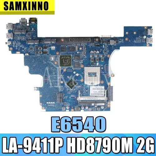 LA-9411P mainboard CN-0VWNW8 For DELL Latitude E6540 Laptop Motherboard VALA0 LA-9411P VWNW8 HM87 PGA947 DDR3 100% Fully Tested