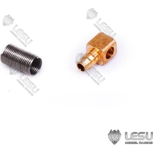 LESU 3*2 4*2.5MM Pipe Brass Nozzle for Scale Hydraulic RC Dumper Truck Excavator TH16977-SMT3