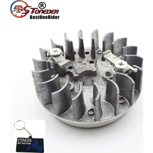 STONEDER Minimoto Easy Flywheel For Recoil Pull Starter 2 Stroke 47cc 49cc Engine Pocket Bike Mini Moto Kids Dirt Quad ATV