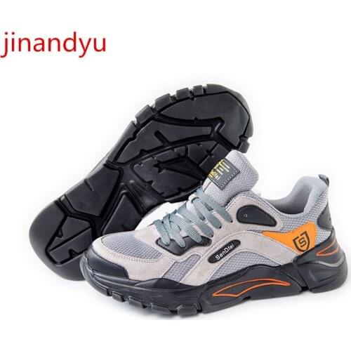 Steel Toe Working Shoes Man Safety Boot Anti Puncture Casuales Comfy Breathable Safety Shoes Sneakers Men Protective Footwear