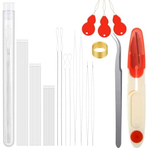 Beaded Needle Pins Kit Open For DIY Beads Bracelet Earring Jewelry Tools Necklace Making Supplies Handmade Pins Accessories Set