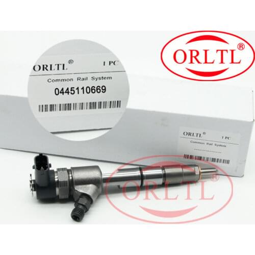 ORLTL 0445110669 (1100200FA040) Auto Fuel Injector 0 445 110 669 Common Rail Injector 0445 110 669 For JAC 2.8l/4DA1- JENS