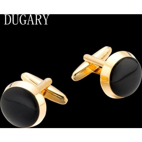 DUGARY Luxury shirt cufflinks for mens Brand cuff buttons cuff links High Quality round wedding abotoaduras Jewelry gemelos