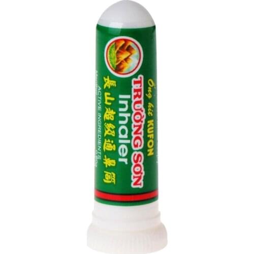 Thai Nasal Inhaler Refreshing Nose Cool Ointment Rhinitis Inhaler Nasal Stick Aroma Herbal Mint Inhaler P8J1