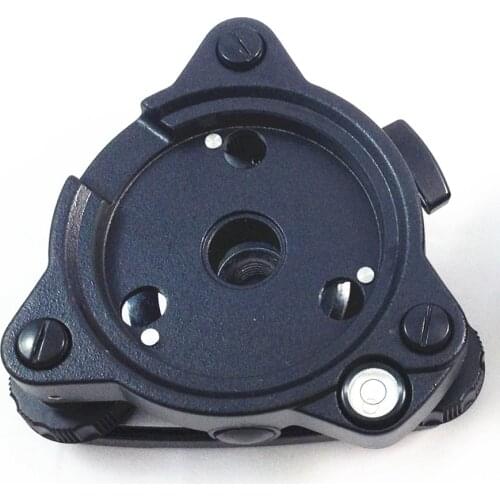 High quality black Three-Jaw Tribrach Adapter Without Optical Plummet For Total Station survey instruments