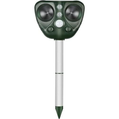 Solar Ultrasonic Animal Driving Device,Solar Energy Repeller,Mole Repeller,Scare Away Wild Animals Like Deer Raccoon