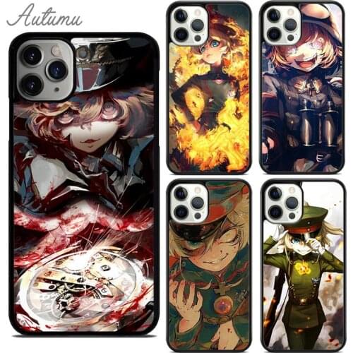 Youjo Senki Phone Case for iPhone 11 12 Pro Max mini X XR XS SE 2020 5 6S 7 8 Plus Samsung Galaxy S8 S9 S10 Cover shell