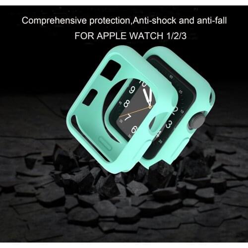 New Many Colors Smart Watch Protective Case For Apple Watch 1 2 3 Watch Tpu Case 38 42 40 44 mm All-round Cover protector shell