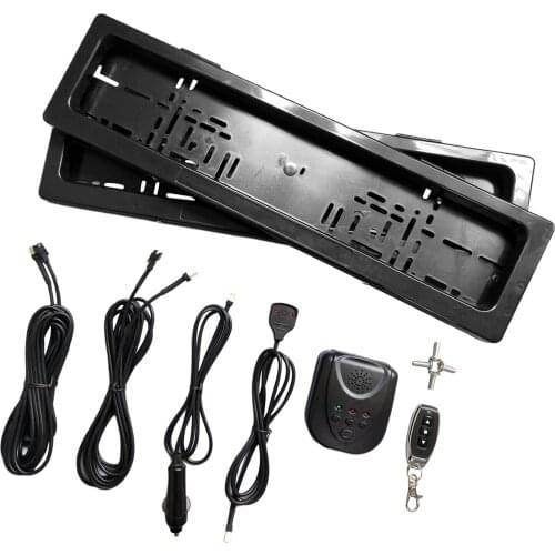 2pcs Car Number Plate Bracket Swap Blinds Control License Plate Frame Vehicles Car Truck Easy to Install Rust Proof