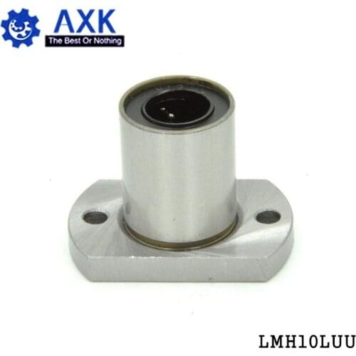 2pcs/lot Free shipping LMH10LUU 10mm long type flange linear bearing CNC Linear Bush