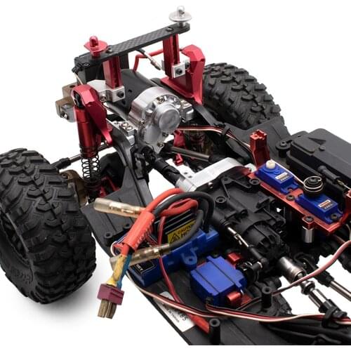 Rc Car Aluminum CNC Front Gearbox With Servos Mount Sets For 1/10 Rc Crawler Traxxas-Trx4 Trx6 Trx-4 4X4 6X6 Chassis