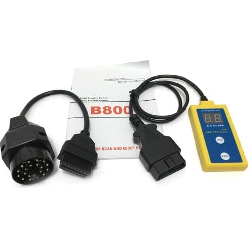 BMW B800 Airbag Scan/Reset Tool Obd2 SRS for BMW Fit E36 E46 E34 E38 E39 Z3 Z4 X5 DFDF Automotive Tool Diagnostic Tool