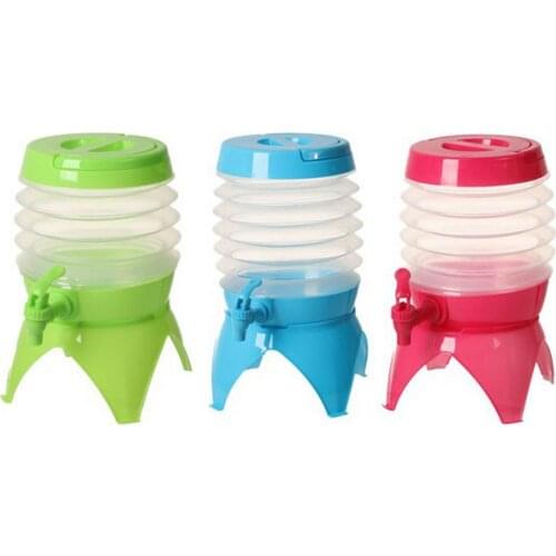 5.5L Large Capacity Camping Water Bottle Portable Folding Water Cup Vehicle Outdoor Camping Picnic Sports Camping Accessories