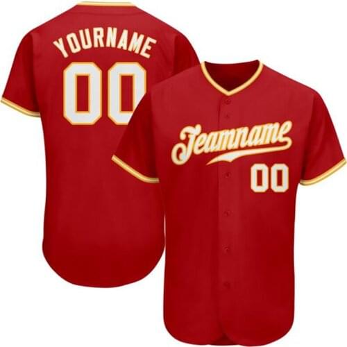 Customize Baseball Jersey Stitch Your/Team Name/Number Mesh Washable Dry-comfort V-neck Shirts for Adults/Kids Outdoors/Indoors